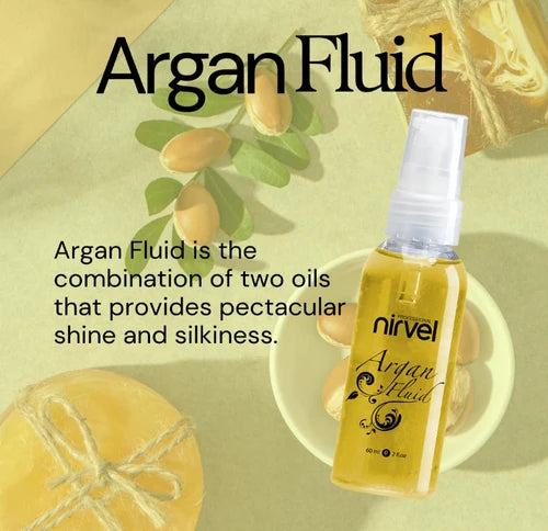 Argan Fluid-Lightweight Hair Serum, Frizz Control, Adds Shine, Fast-Absorbing