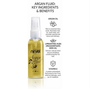 Argan Fluid-Lightweight Hair Serum, Frizz Control, Adds Shine, Fast-Absorbing