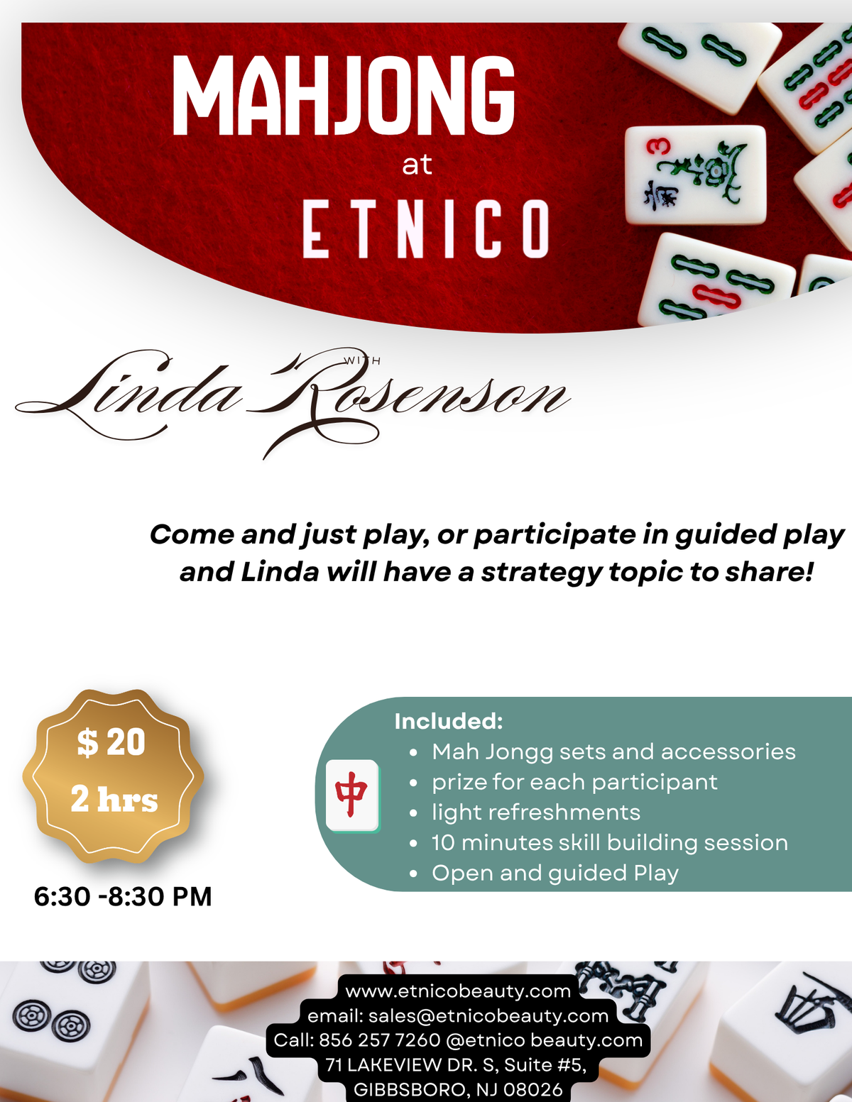 MAHJONG Nights at ETNICO
