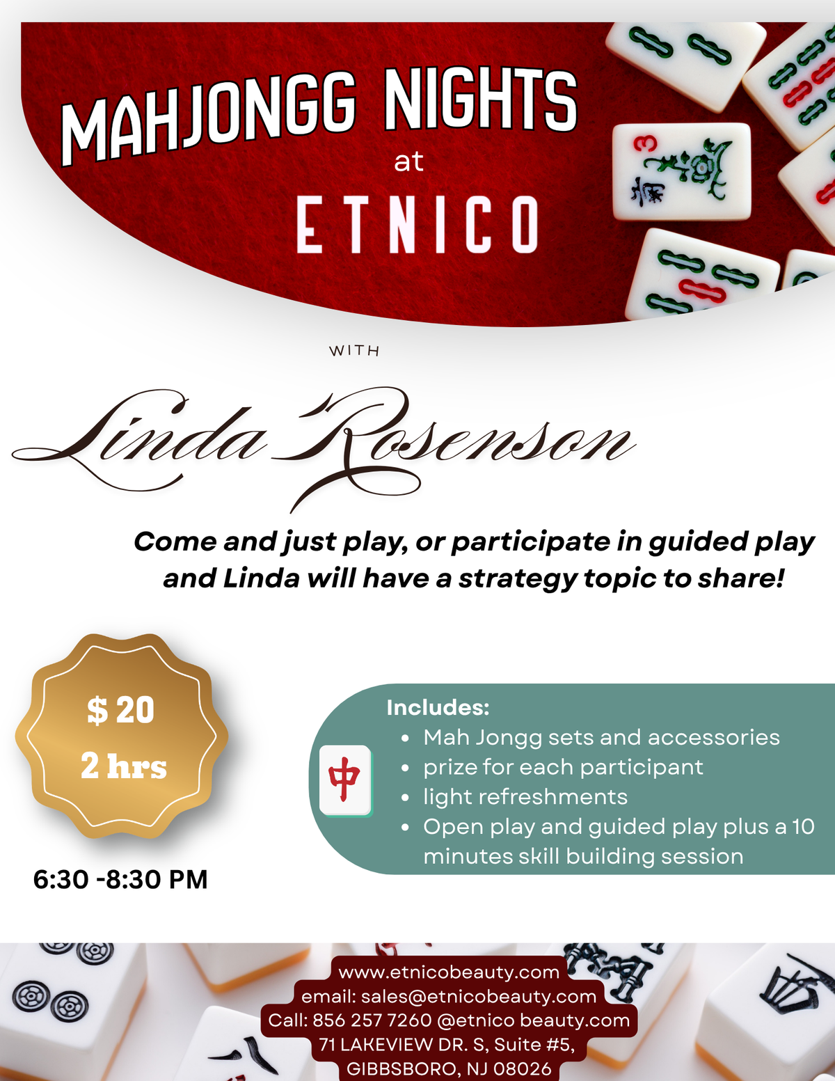MAHJONGG Nights at ETNICO