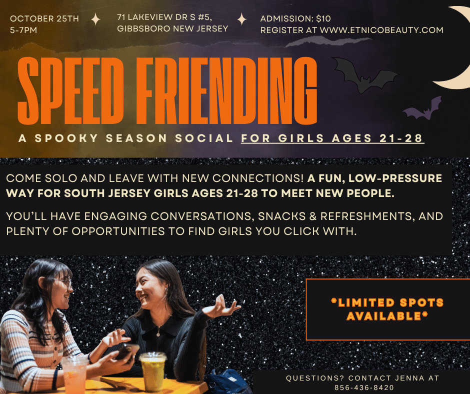SPEED FRIENDING - for Girls Ages 21-28